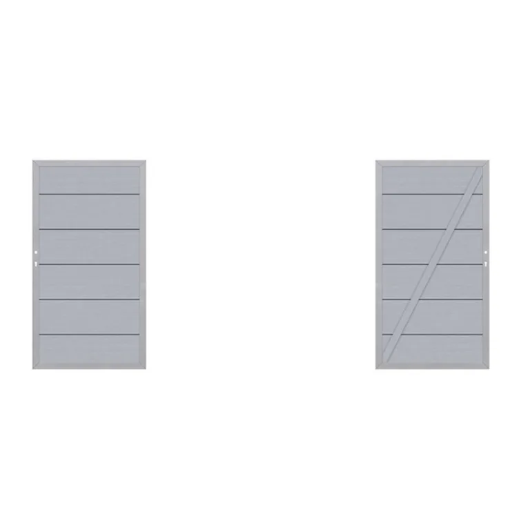 Composiet Plankenscherm 'XL' - Grijs