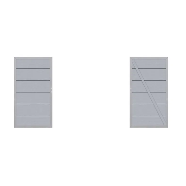 Composiet Plankenscherm 'XL' - Grijs