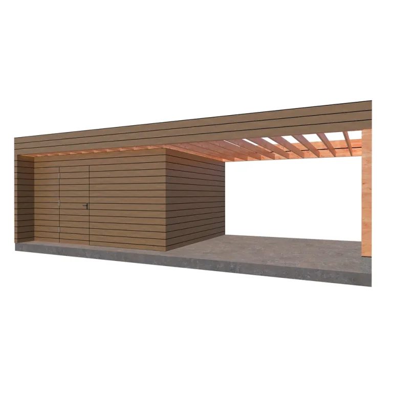 Gebinte met oversteek - 4 x 8 m