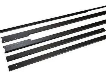 Metalen poortkader licht model (zwart) - blokhutplanken