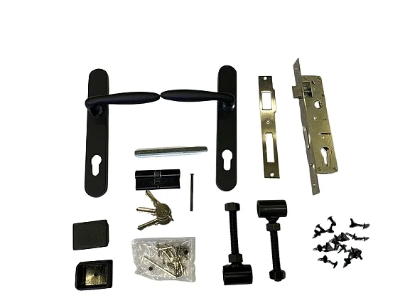 Metalen poortkader licht model (zwart) - blokhutplanken