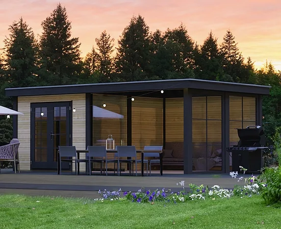 Poolhouse 'Isla' - Vuren - 6,4 x 3,9 m