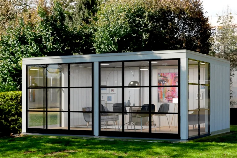 Poolhouse 'Ceres' - Vuren steigerhout - 4,8 x 3,8 m