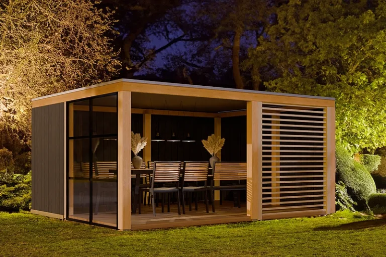Overkapping 'Nerida' - Vuren steigerhout - 4,3 x 3,8 m