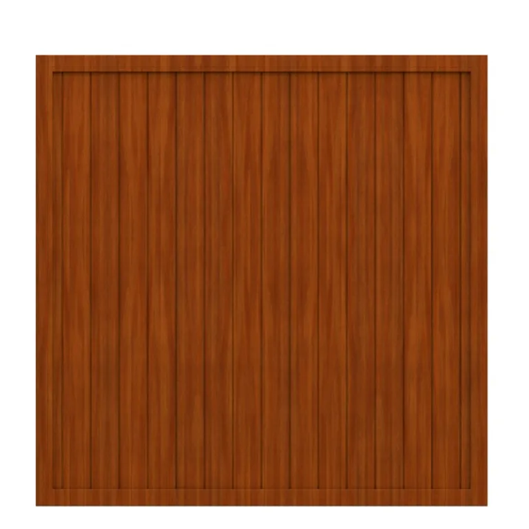 PVC Tuinscherm 'Riva' - Bruin