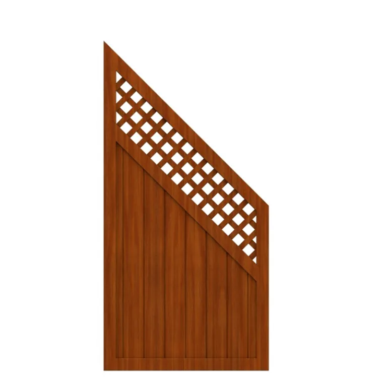 PVC Tuinscherm 'Riva' - Bruin