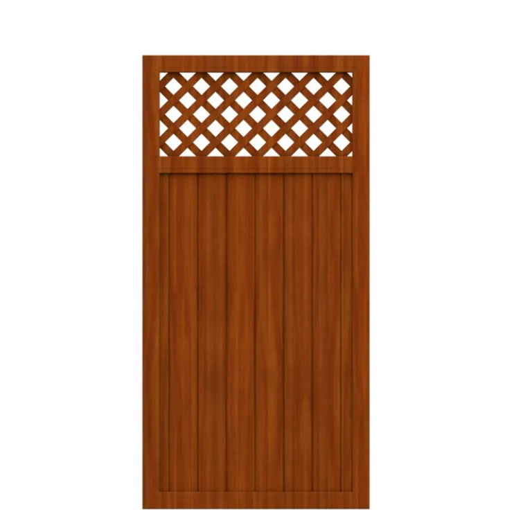PVC Tuinscherm 'Riva' - Bruin