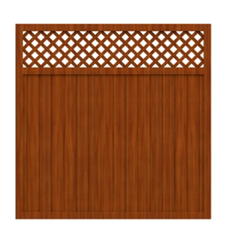 PVC Tuinscherm 'Riva' - Bruin