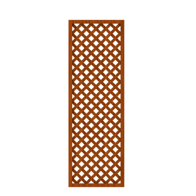 PVC Tuinscherm 'Riva' - Bruin