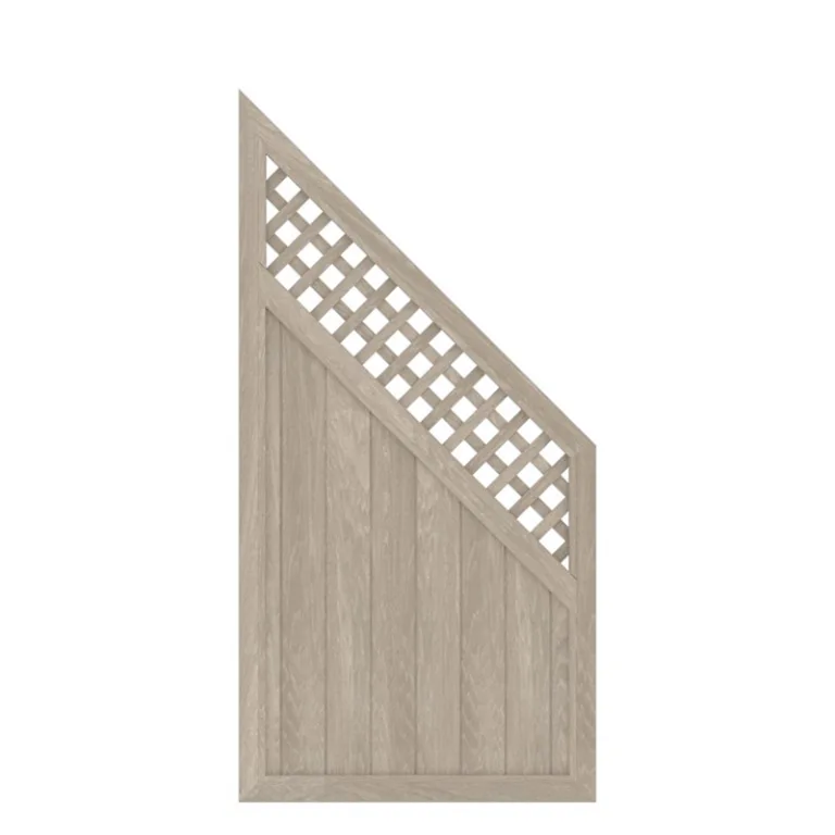 PVC Tuinscherm 'Riva' - Polar eik