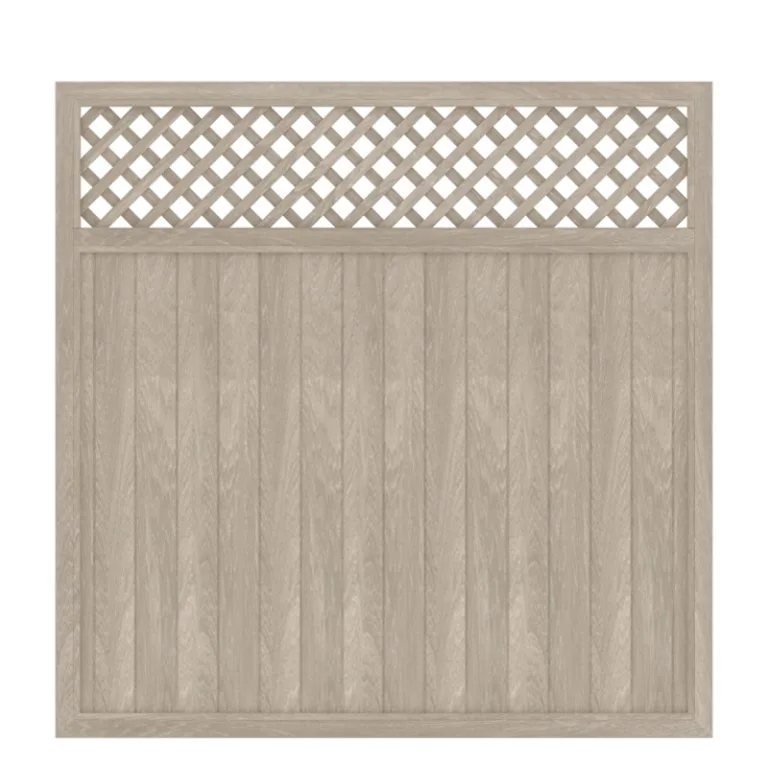 PVC Tuinscherm 'Riva' - Polar eik