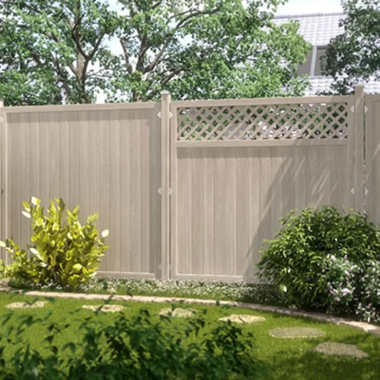PVC Tuinscherm 'Riva' - Polar eik