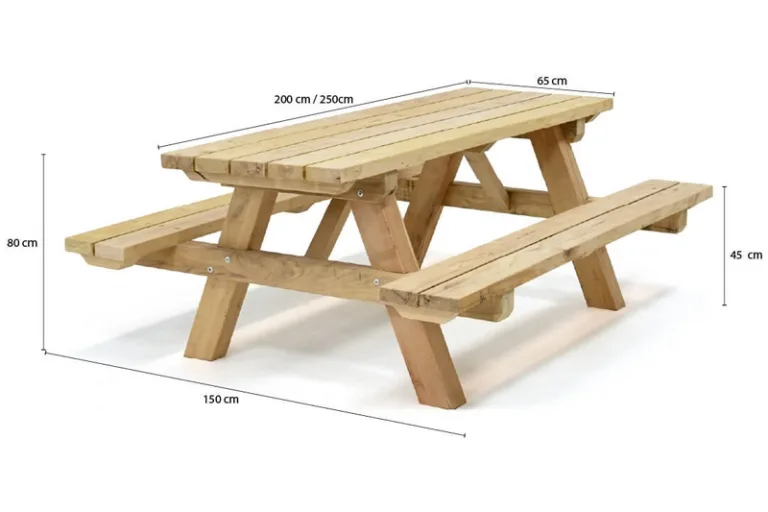 Picknickbank Bos - Eik/Robinia