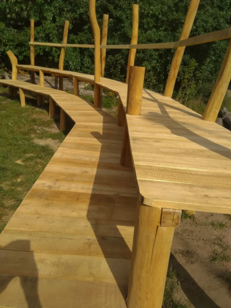 Robinia plank - 2,5 cm dik - geschuurd