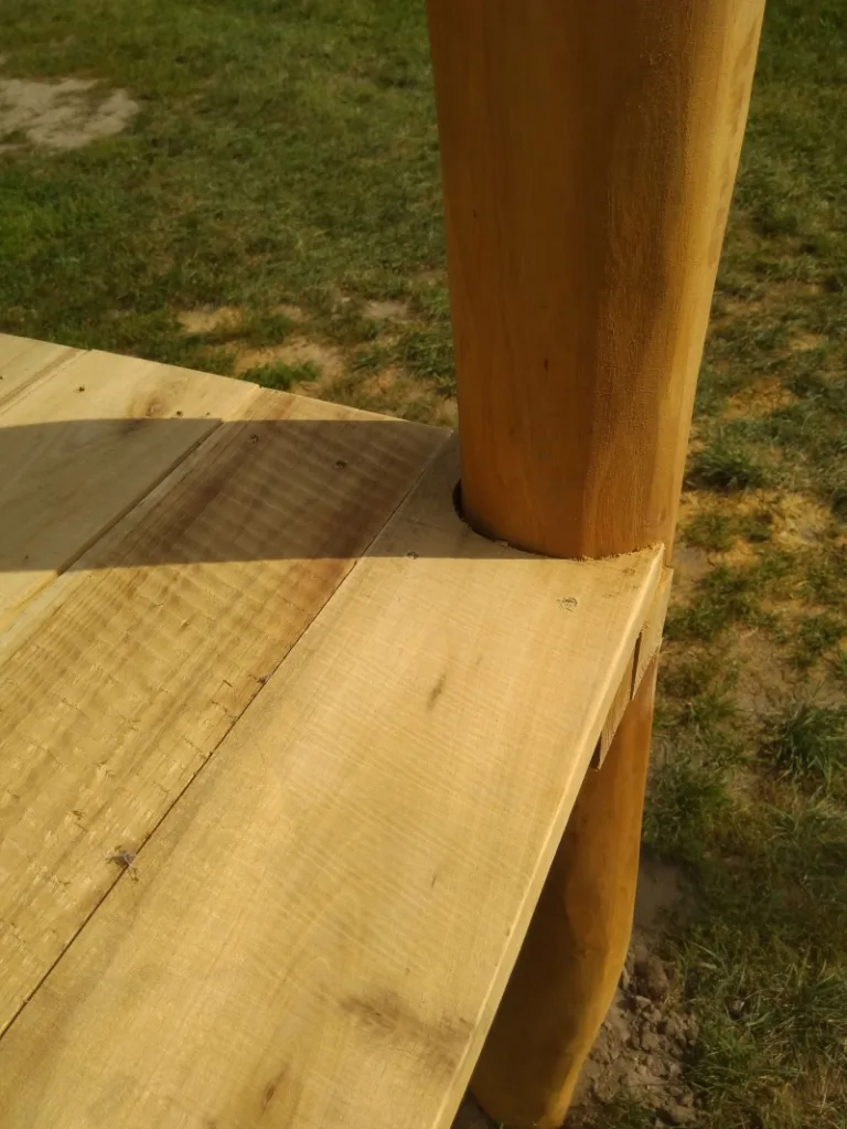 Robinia plank - 2,5 cm dik - geschuurd