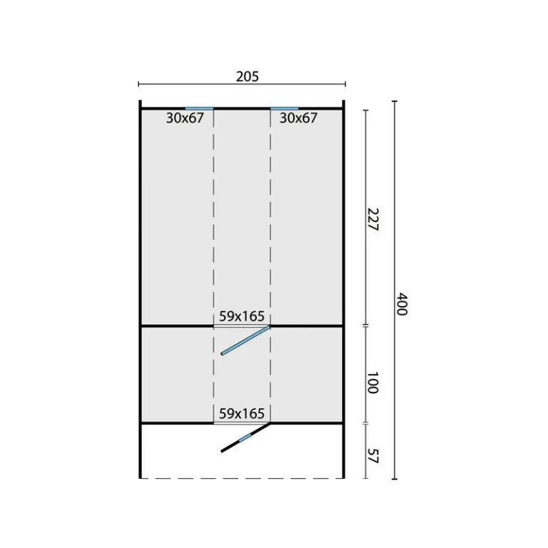 Thermowood Saunabarrel - dia. 2,05 x 4 m