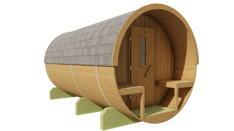 Thermowood Saunabarrel - dia. 2,05 x 4 m
