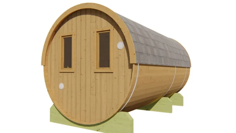 Thermowood Saunabarrel - dia. 2,05 x 4 m