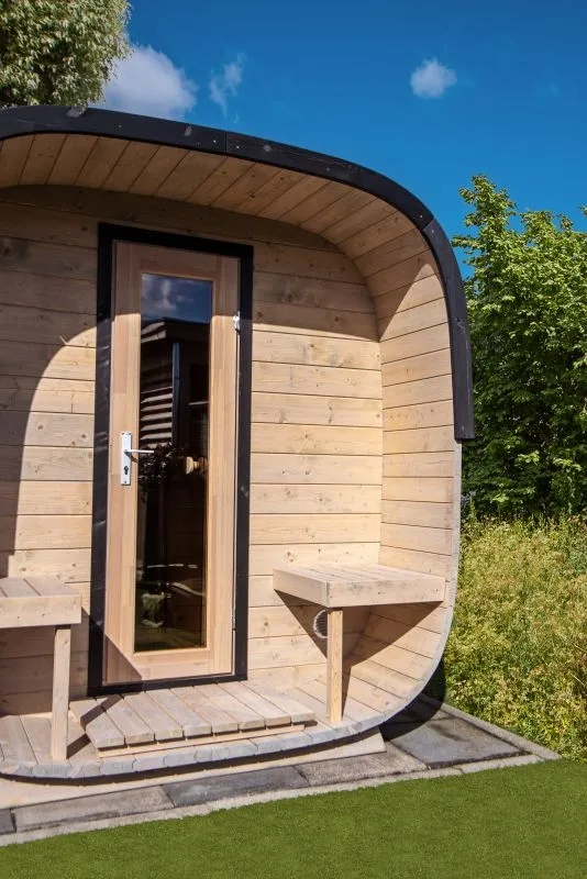 Vuren Sauna Cube - 2,19 x 2,86 m