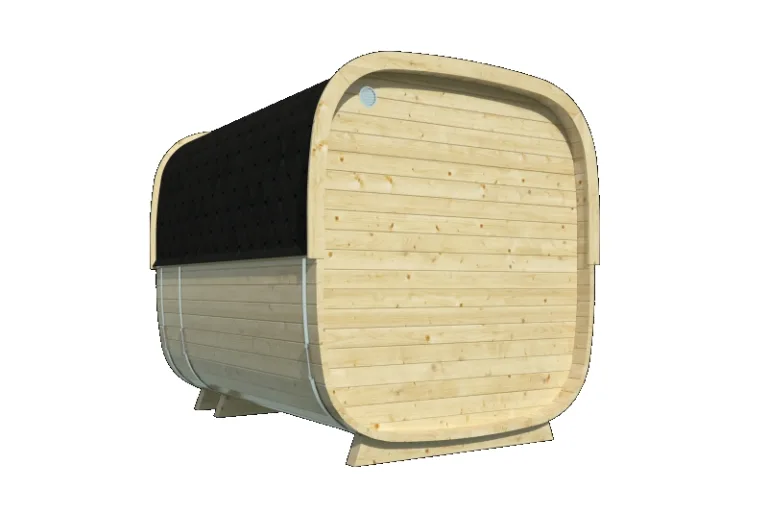 Vuren Sauna Cube - 2,19 x 2,86 m