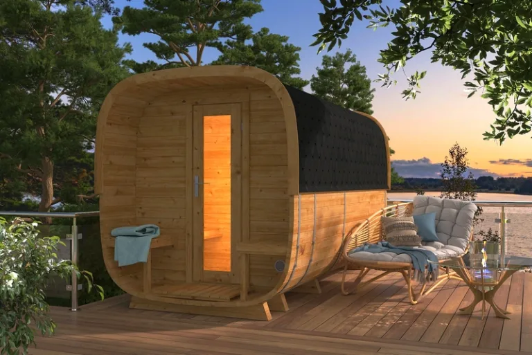 Thermowood Sauna Cube - 2,19 x 3,9 m
