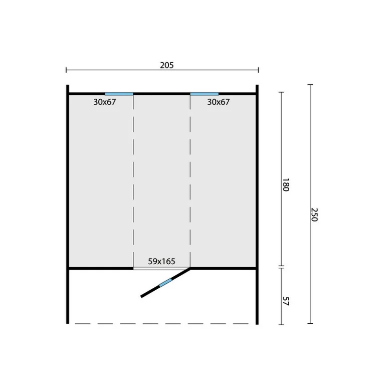 Thermowood Saunabarrel - dia 2,05 x 2,5 m