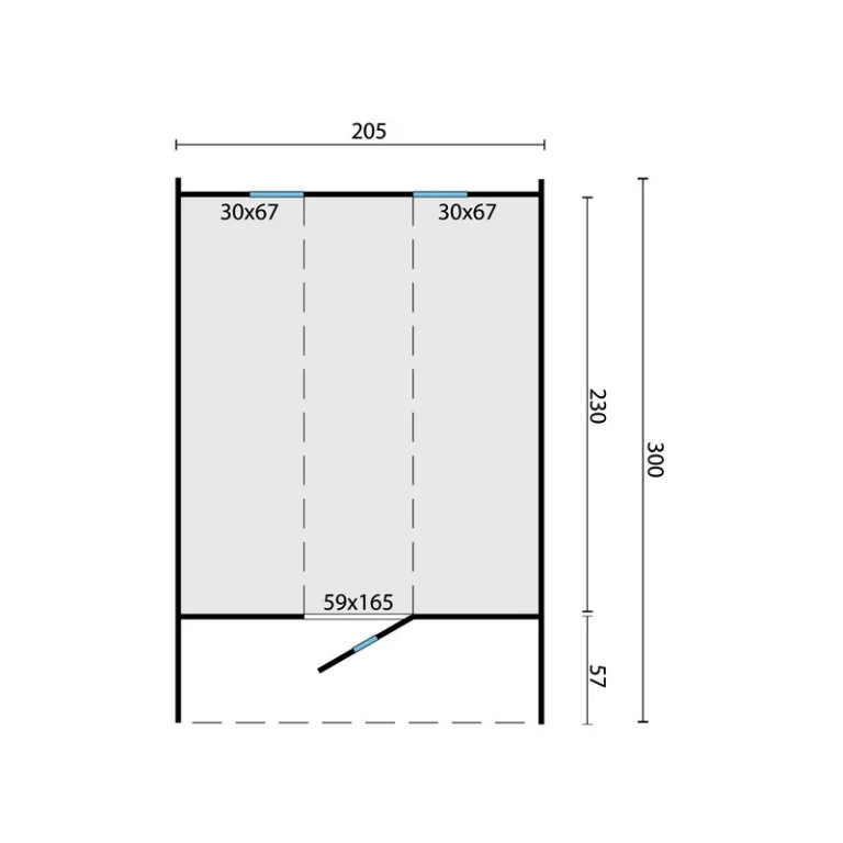 Thermowood Saunabarrel - dia 2,05 x 3 m
