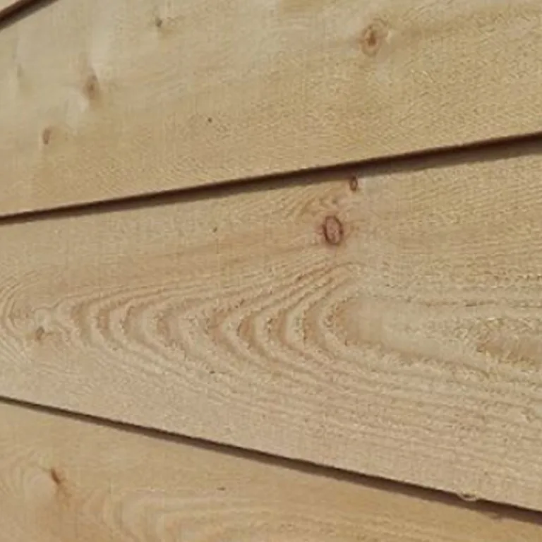 Siberisch lariks siding - fijnbezaagd - 13 cm breed