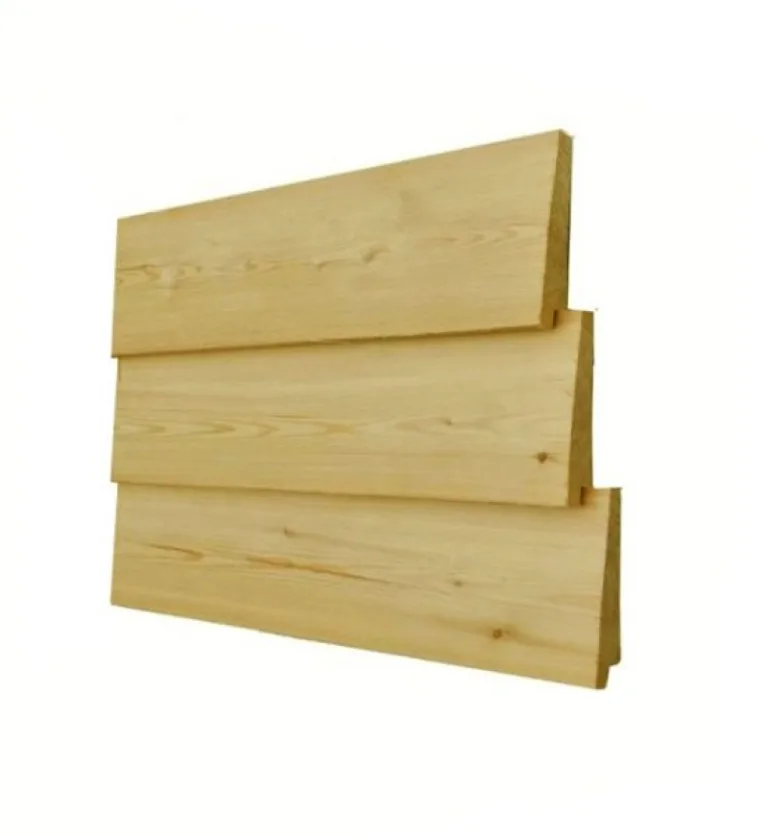 Siberisch lariks siding - fijnbezaagd - 13 cm breed