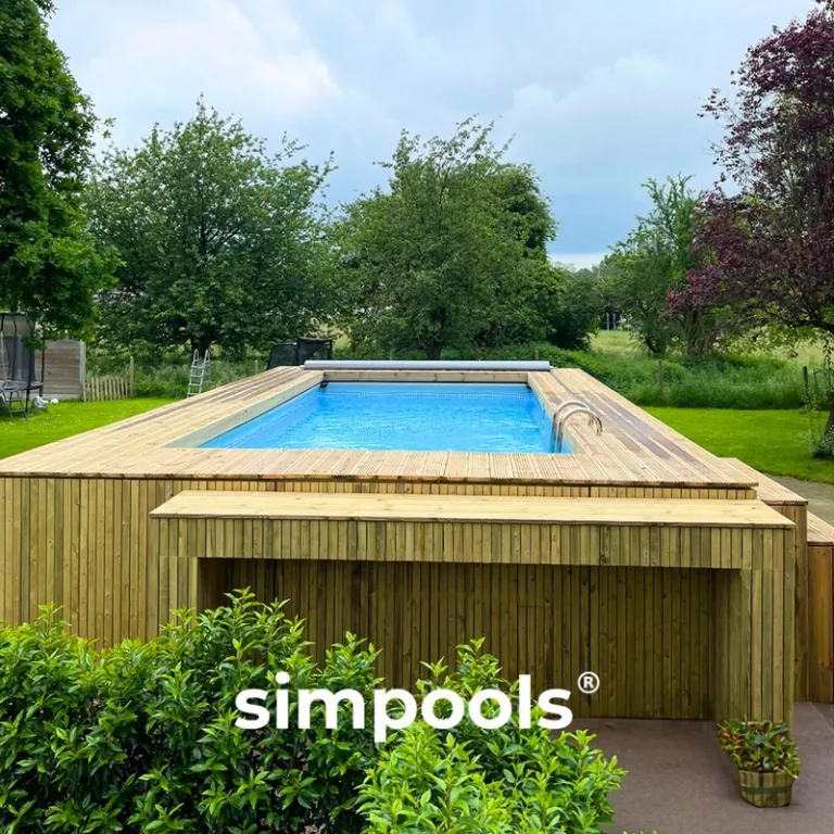 Simpool 7 Bar - Houten ombouw met zwembad