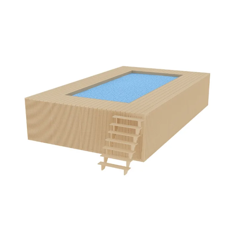 Simpool 4 Easy - Houten ombouw voor zwembad