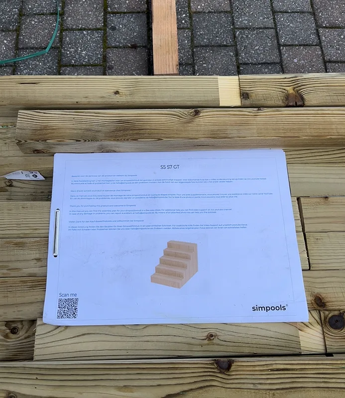 Simpool 7 Bar - Houten ombouw met zwembad