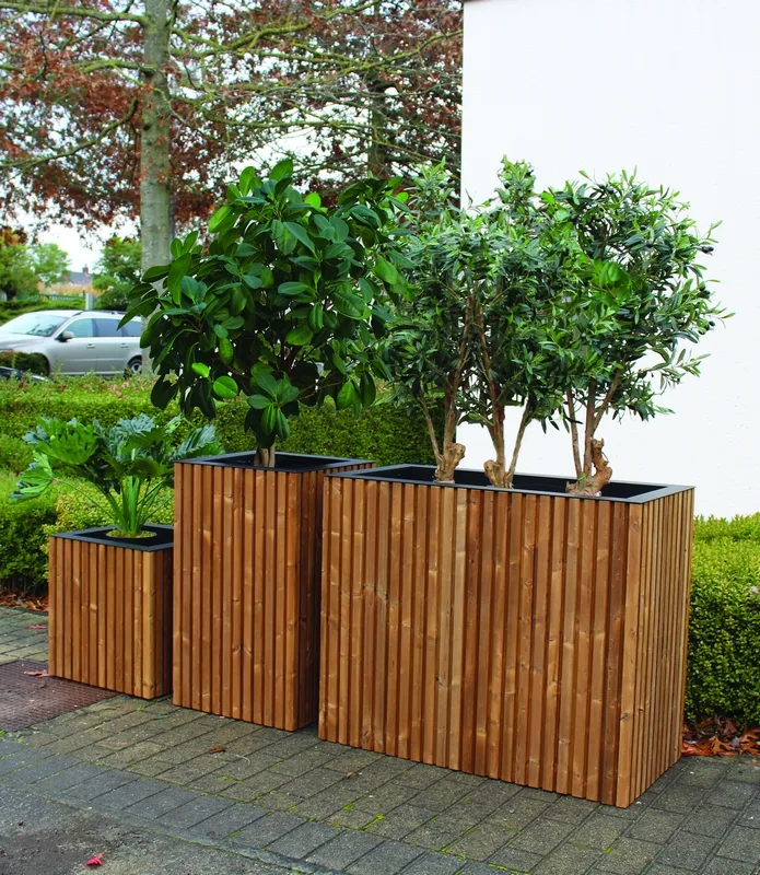 Bloembak thermowood - Syto