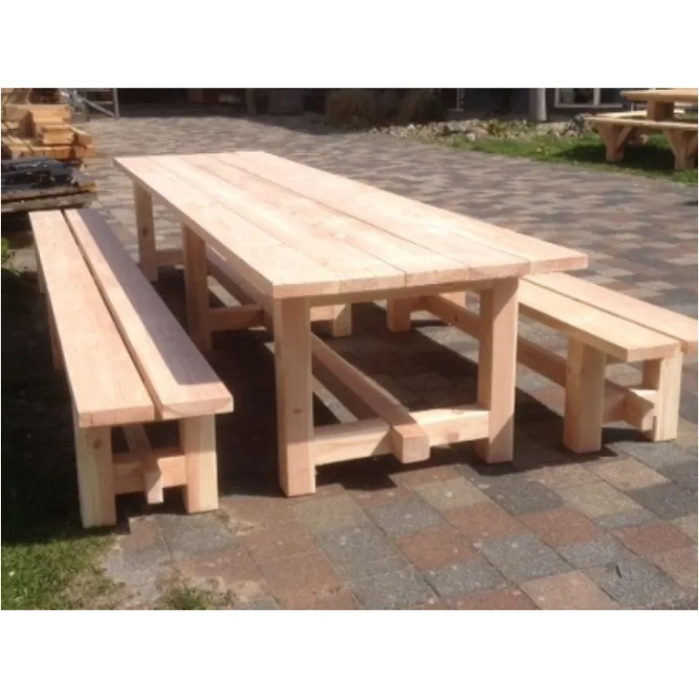 Tafel met zitbank - Douglas