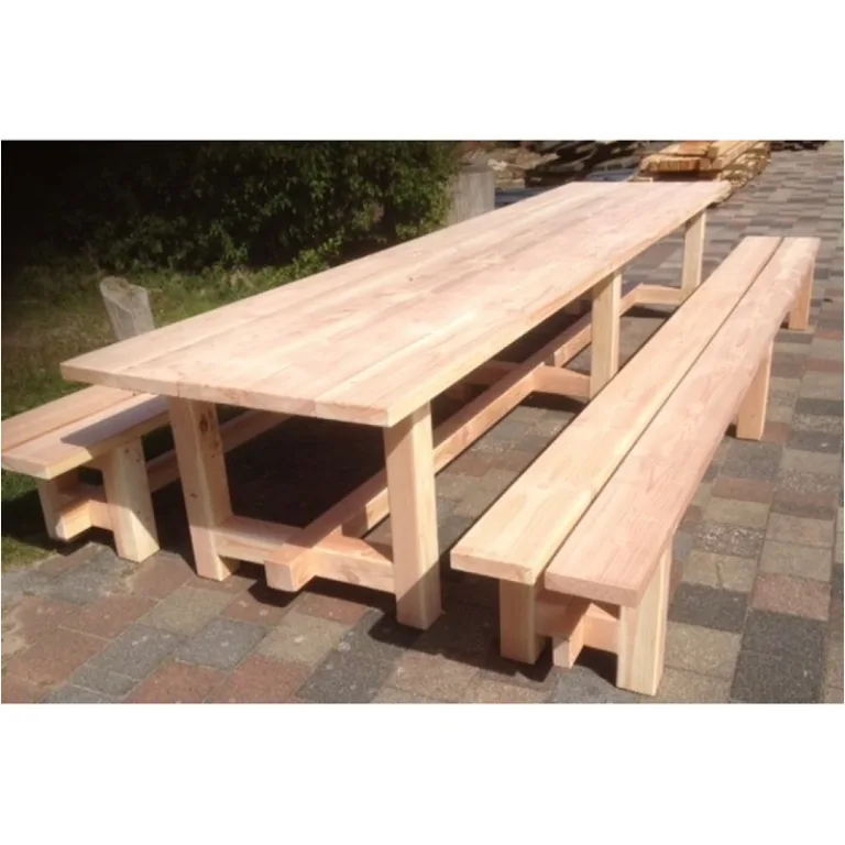 Tafel met zitbank - Douglas