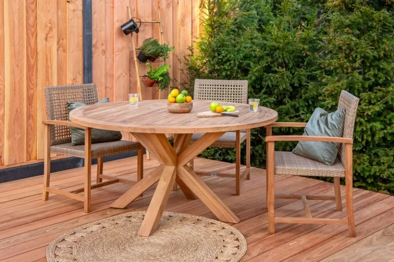Tuintafel Teak - Rond