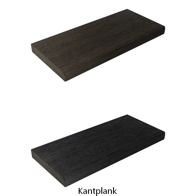 Composiet terrasplank Vintage - Bi-Color Graphite/Wengé