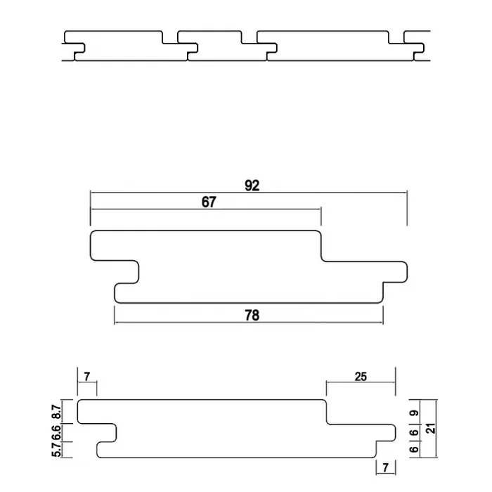 Thermo ayous profiel Barcode - 7,8 cm breed