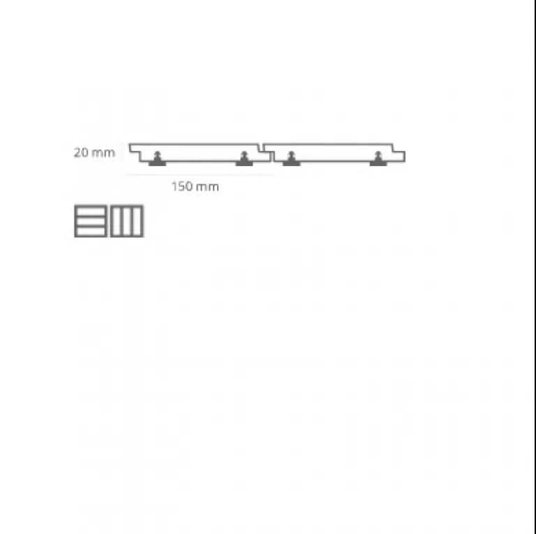 Thermo Essen Z-profiel - 2 cm dik