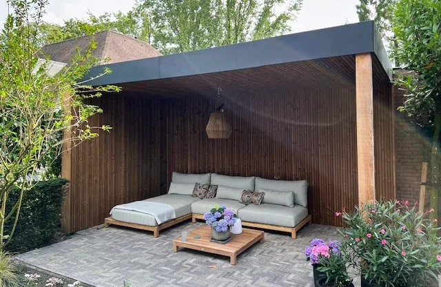 Thermowood blokprofiel triple - 3,2 cm dik