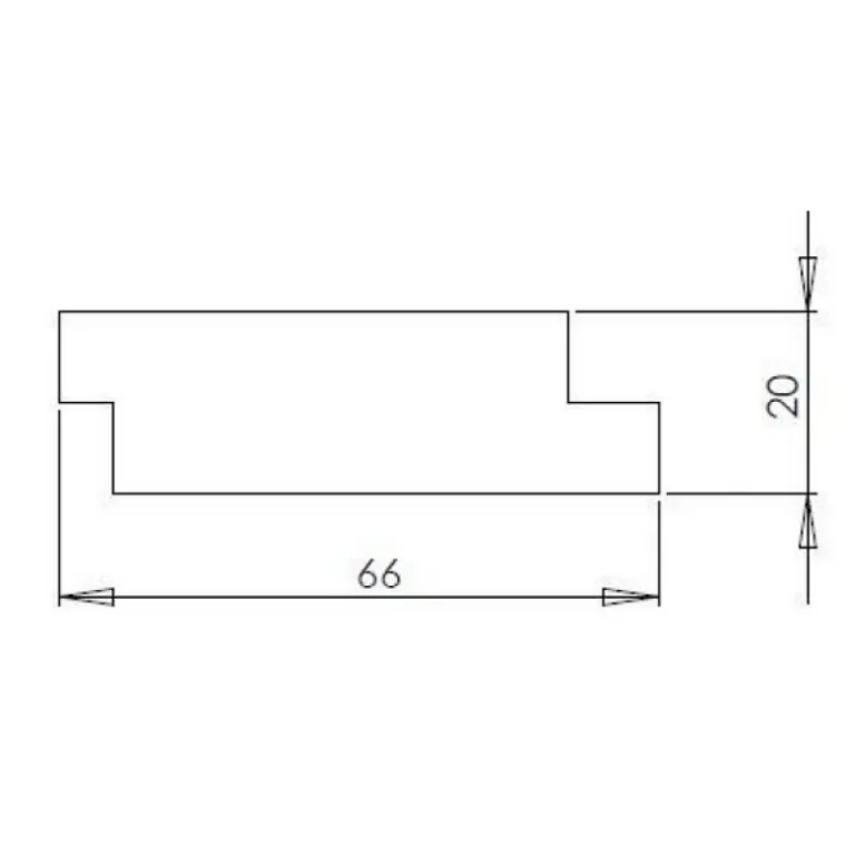 Thermowood Z-profiel - geborsteld - zwart