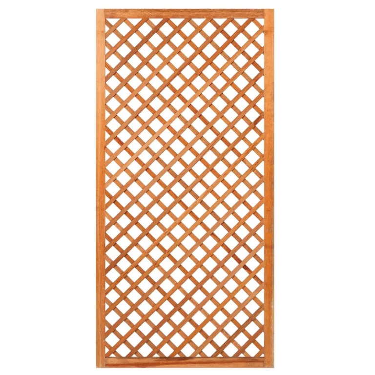 Trellis scherm diagonaal - Hardhout