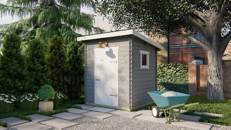 Vuren tuinhuisje 'Eigo' - 2,2 x 2,2 m