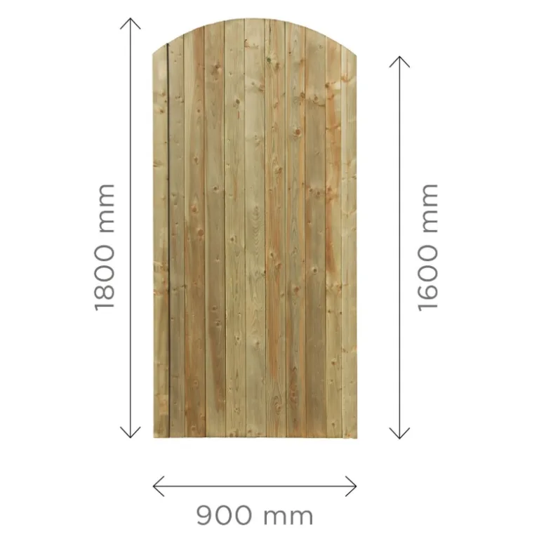 Grenen tuinpoort 'Rudi'
