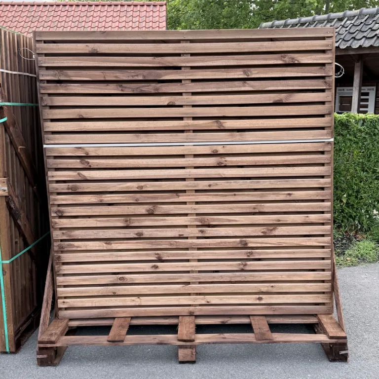Grenen Tuinscherm - 'Okapi'
