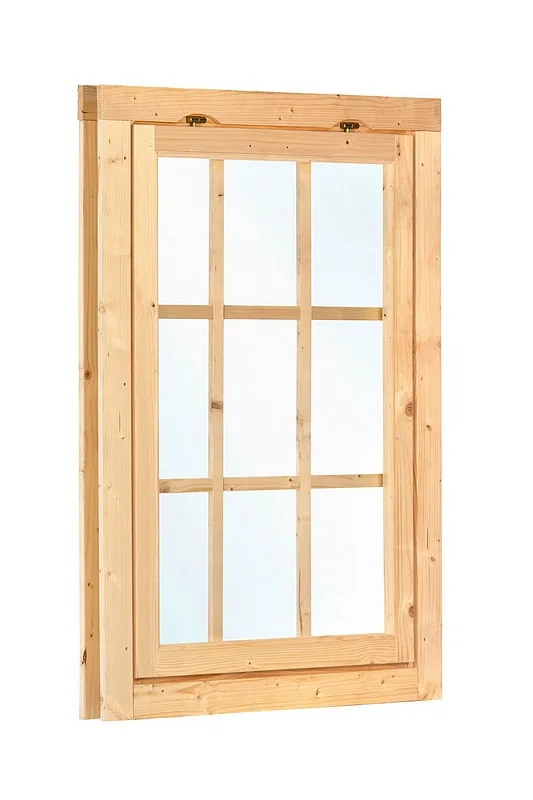 Uitzetraam W1 Vuren - 77 x 112 cm