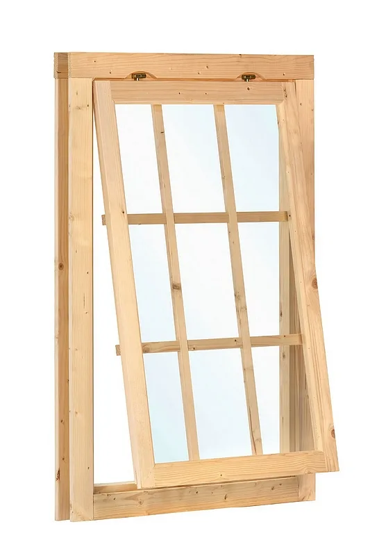 Uitzetraam W1 Vuren - 77 x 112 cm