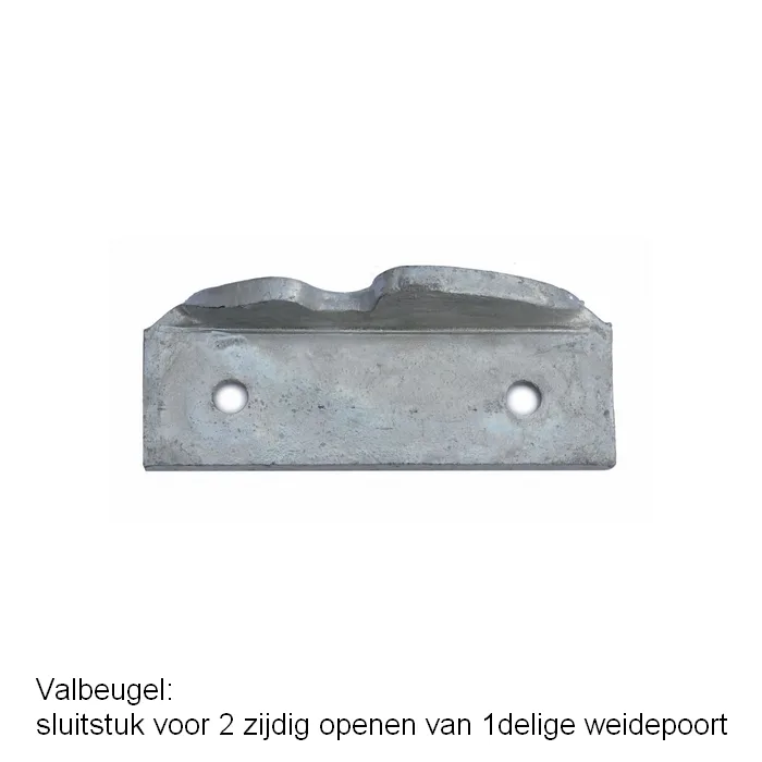 Beslag Engelse weidepoort -  Plaatduimen