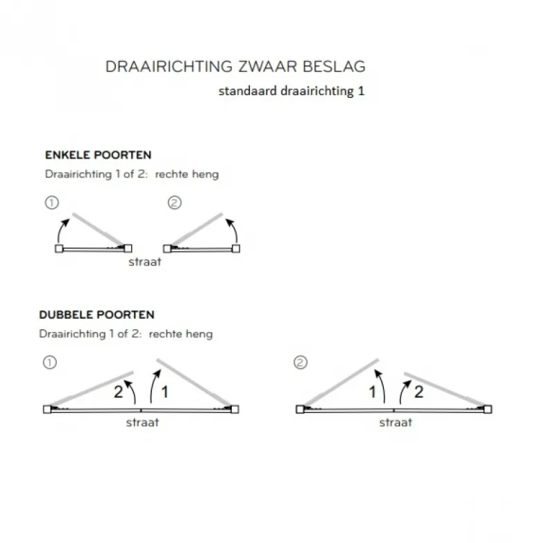 Draaipoort 'Leon' - Iroko/Padouk