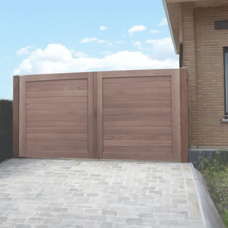 Draaipoort 'Statford' - Naaldhout/Iroko/Padouk